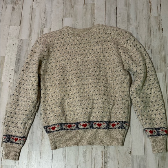 Eddie Bauer Cream Wool Sweater - Picture 5 of 6